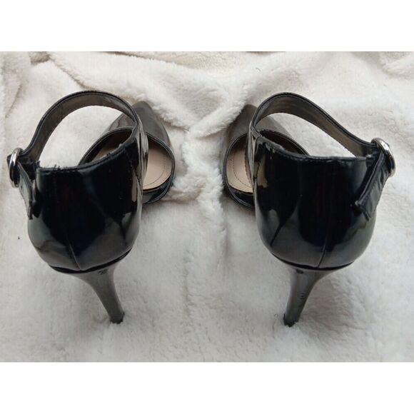 Jones New York signature Colette Women's Heels Cross Strap Black US Sz 7.5 Pump - Picture 4 of 9